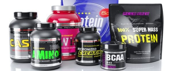 Sports nutrition. Whey, BCAA, amino, protein helps to gain lean muscle