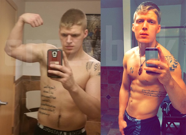 William before and after using HGH-X2